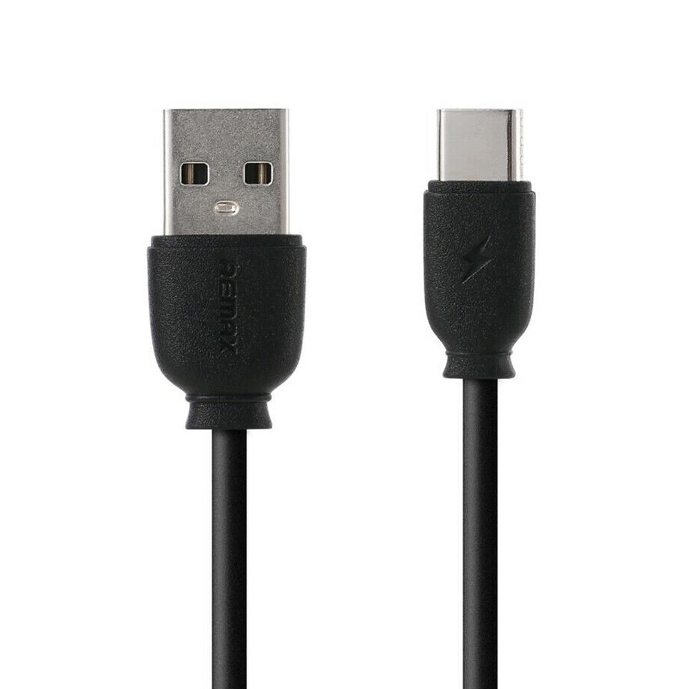 Кабель USB - TYPE-C REMAX Fast Charging RC-134a черный (1м)