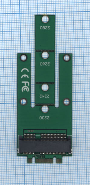 Переходник SSD mSATA на SSD M.2 эмулятор M.2