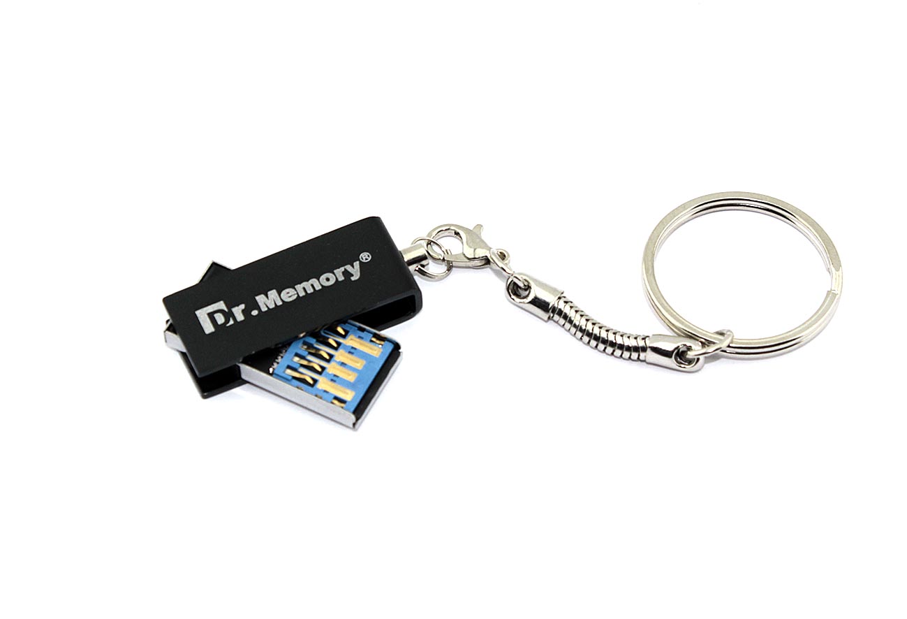 Флешка USB Dr. Memory 005 64Гб, USB 3.0, серебристый