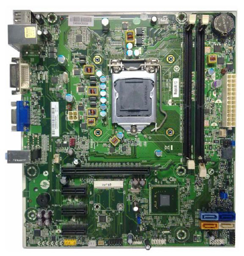 Материнская плата HP 657002-001 + процессор + охлаждение