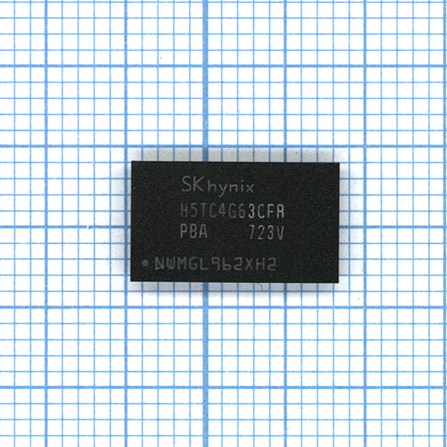 Микросхема памяти H5TC4G63CFR с разбора