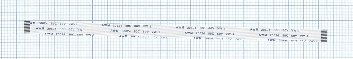Шлейф универсальный 16pin, шаг 0,8мм, длина 20см