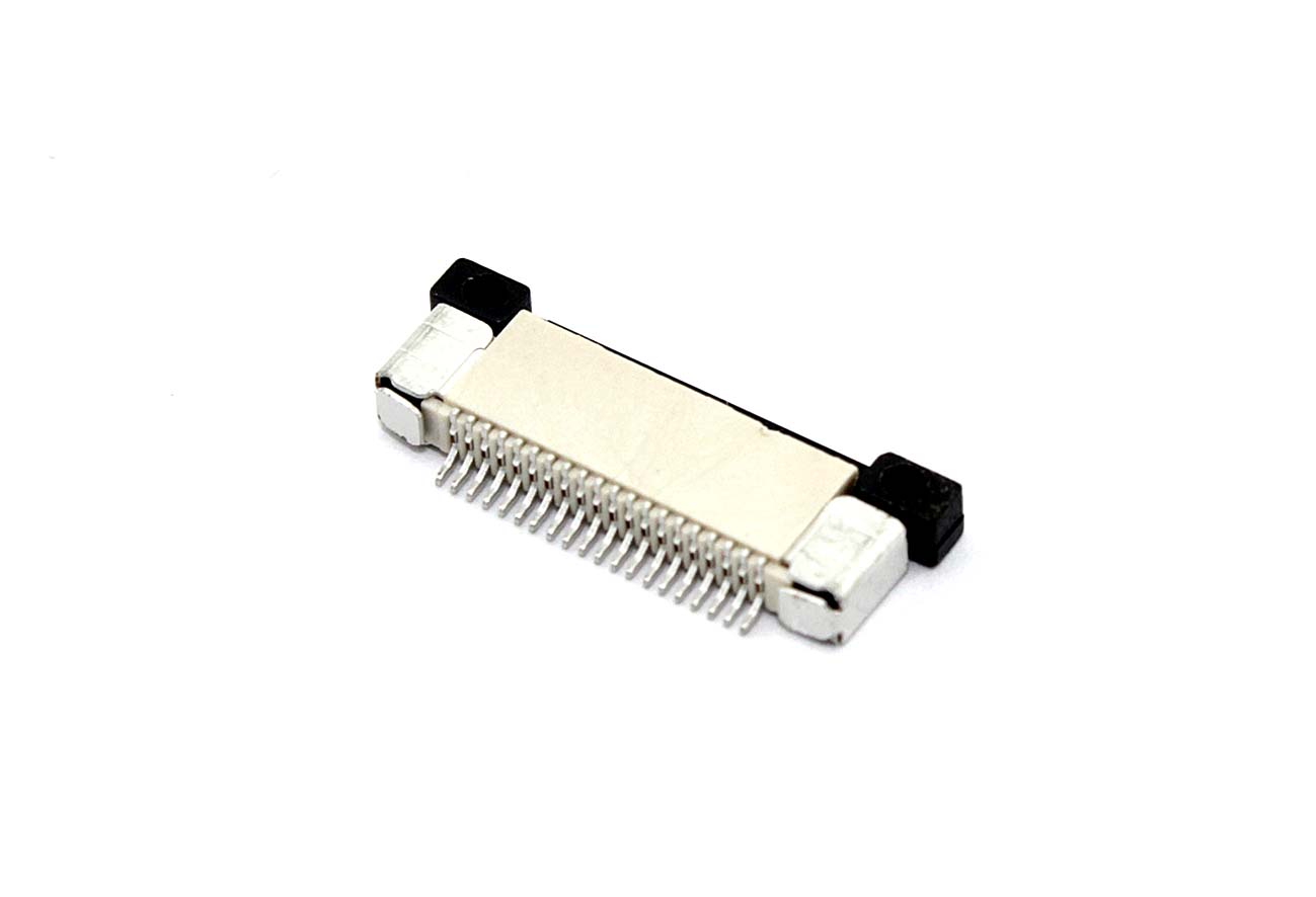 Разъем FPC  Half Coverage Top Contact 0.5K-BS-20PWB 20 pin высота 2мм шаг 0,5мм