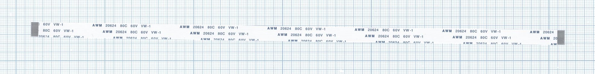 Шлейф универсальный 16pin, шаг 0,8мм, длина 30см