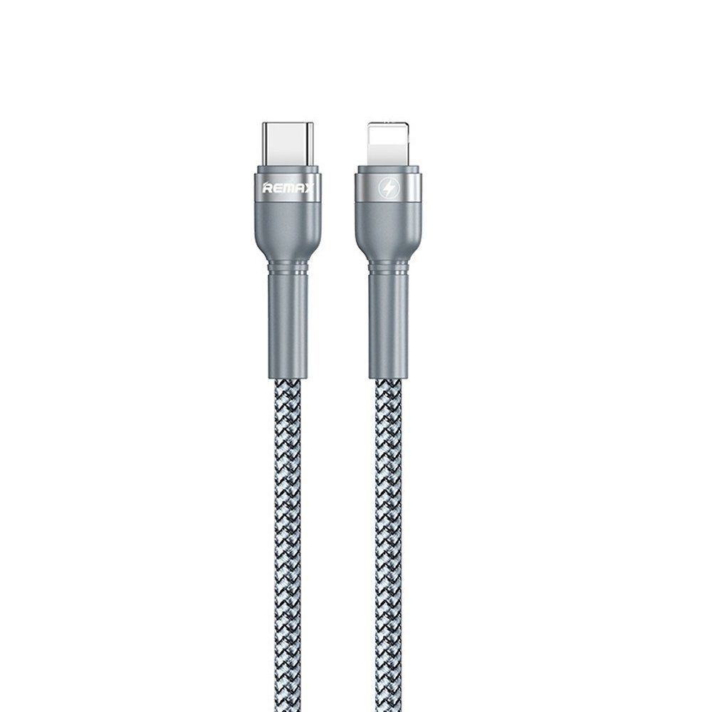 Кабель USB TYPE-C - Lightning 8-pin REMAX Jany RC-171 серебро