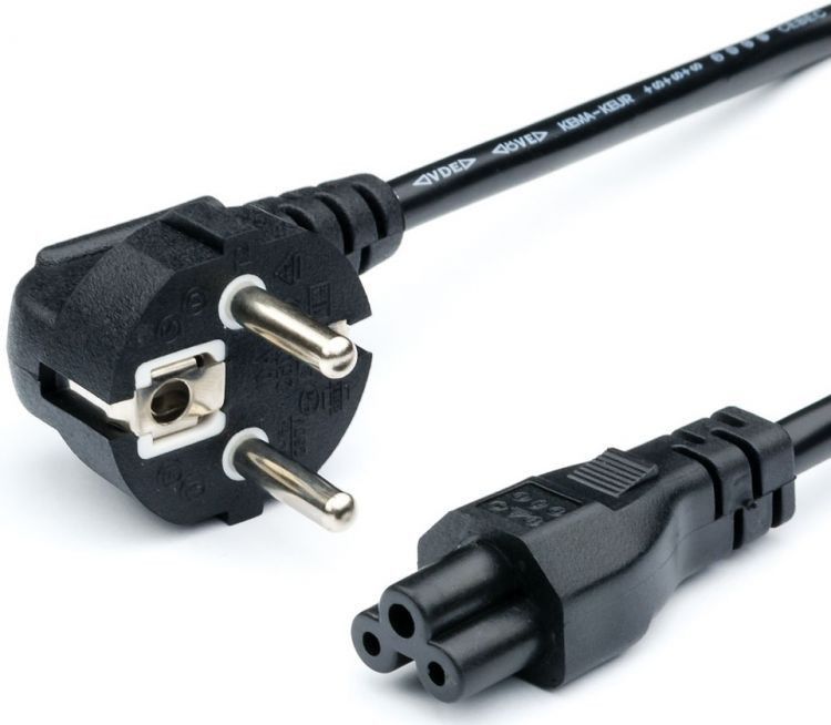 Кабель питания 3pin МиккиМаус 1м евровилка